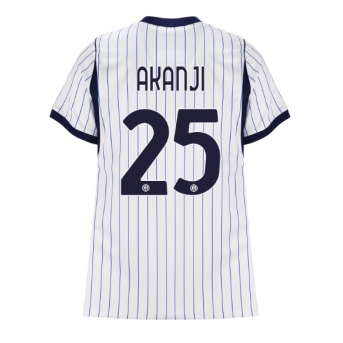 Inter Milan Manuel Akanji #25 Maglia Gara Trasferta Repliche 2026-27 Donna Maniche Corte